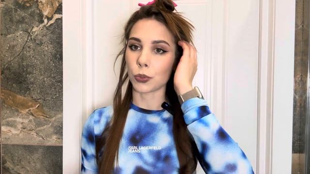 1 видео, стекловидный волос и укладка на DYSON🌸