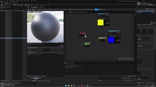 69 Importing terrain into Unreal and asphalt road material