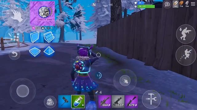 Fortnite мини туса Снеговиков=3