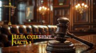 ДЕЛА СУДЕБНЫЕ...ЧАСТЬ 3...ДЛЯ ВСЕХ...