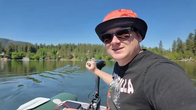 Первая рыбалка на лодке в Айдахо США