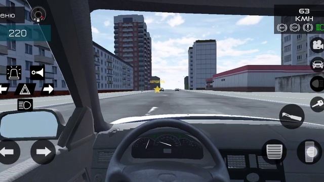 работаю полицейским в RUSSIAN CAR SIMULATOR