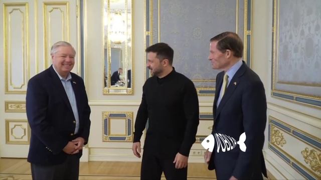 Зеленским встретился с американскими сенаторами Линдси Грэмом и Ричардом Блументалем