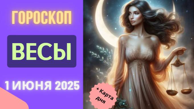 ♎ Гороскоп на 1 июня 2025: ВЕСЫ, ВАШЕ ОБАЯНИЕ РАБОТАЕТ НА ПОЛНУЮ МОЩЬ!