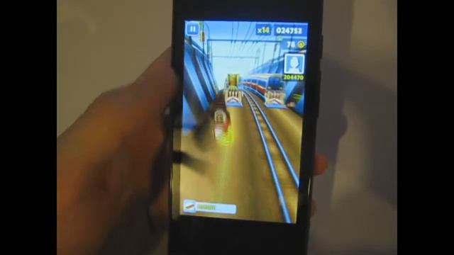 Subway Surfers на Highscreen Zera F (rev.S) (gameplay)