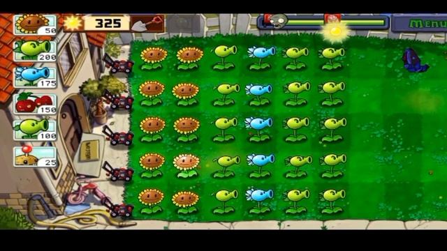 2 серия прохождения игры PLANTSvsZOMBIES