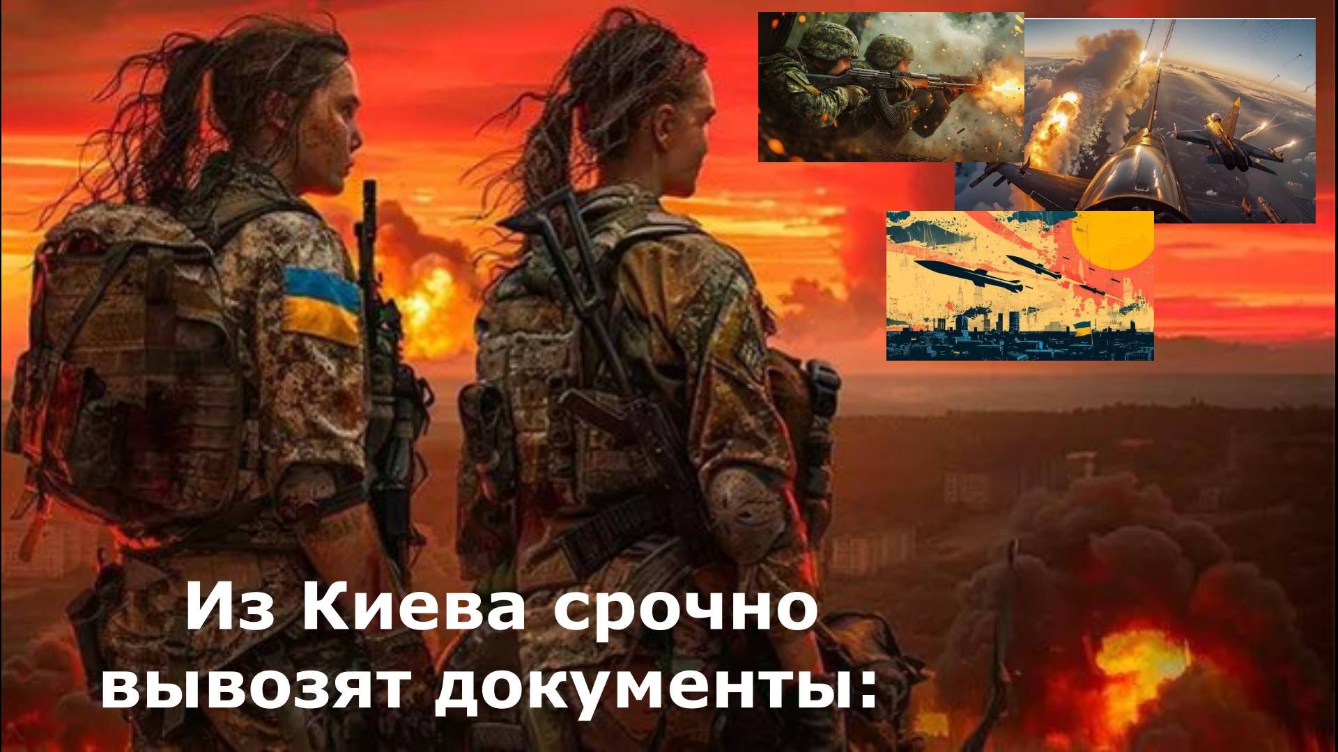 Из Киева срочно вывозят документы: "К зиме столицу перенесут". В небо подняли Ту-95. Женщин бросили
