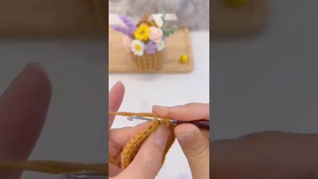 Корзинка крючком