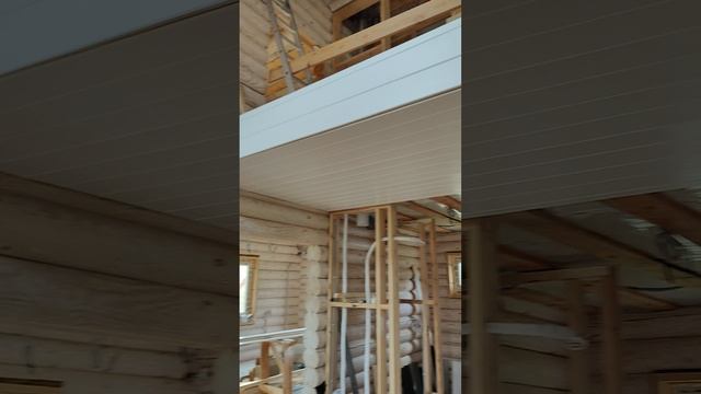 продолжаем отделку деревянного дома