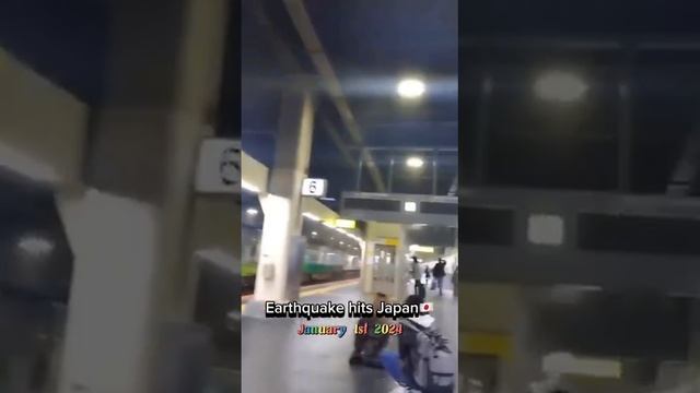 Япония Мощное землетрясение. 1 января 2024.