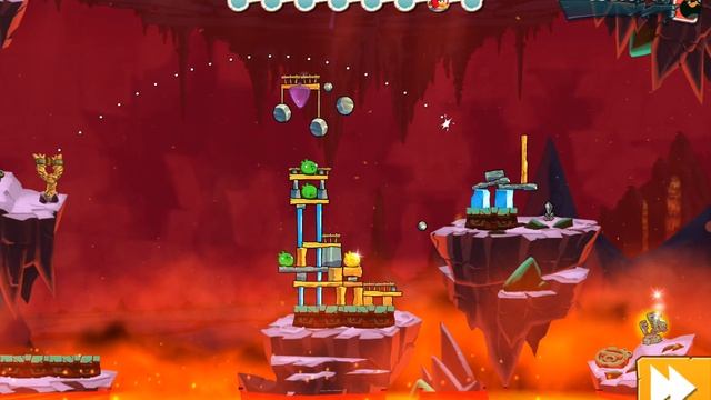 angry birds 2. золотая свинья для бомба !