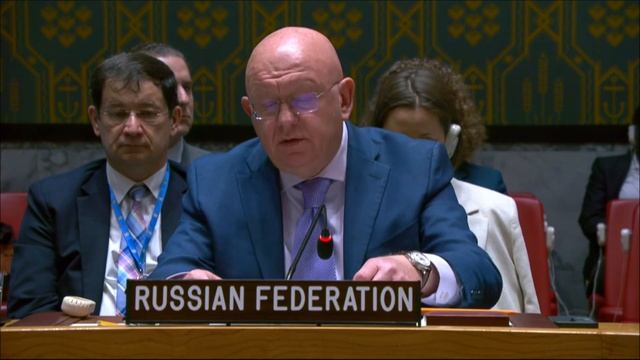 Выступление В.А.Небензи по порядку ведения заседания, посвящённого докладу о работе СБ ООН
