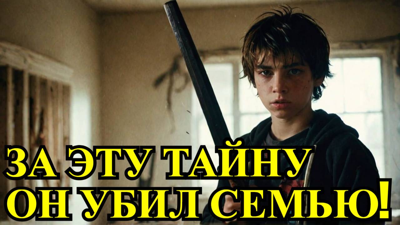 Подросток узнал секрет и убил всю семью!