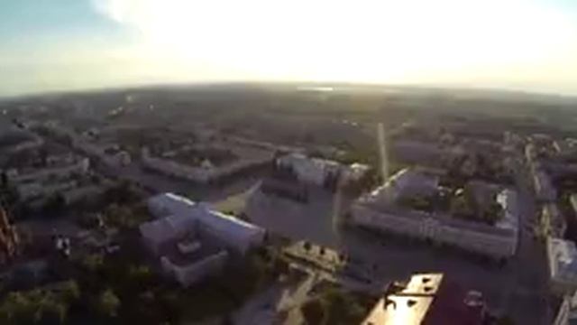 Курган с высоты птичьего полёта.