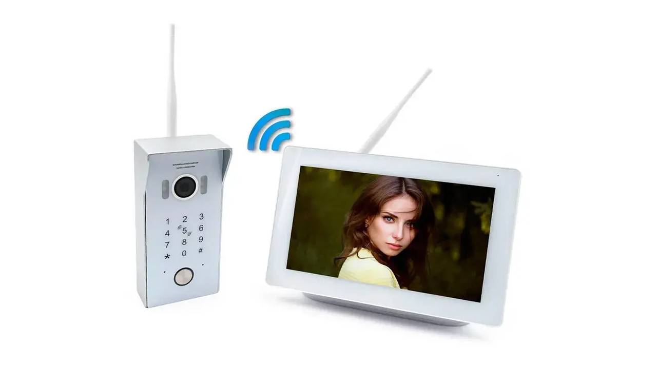 Беспроводной комплект WiFi домофона и вызывная панель SkyNet 700-Tuya (1+0)