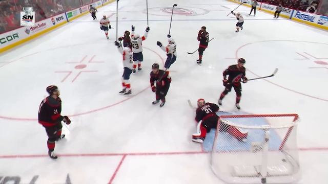 Panthers' Carter Verhaeghe Roofs Late Go-Ahead Goal Off Beauty Feed From Aleksander Barkov