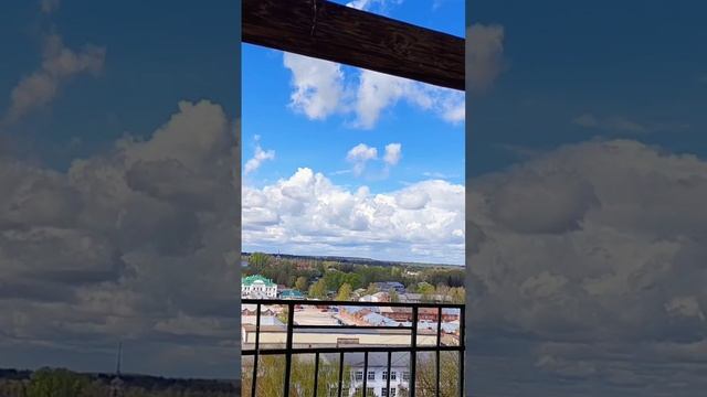 126 ступеней на колокольню самого большого храма Тверской области. Панорама города: было-стало