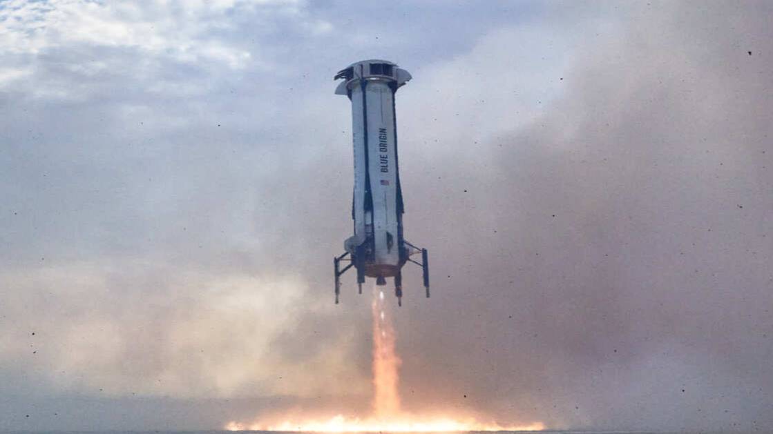 Ракета Blue Origin с туристами совершила успешный полет в космос