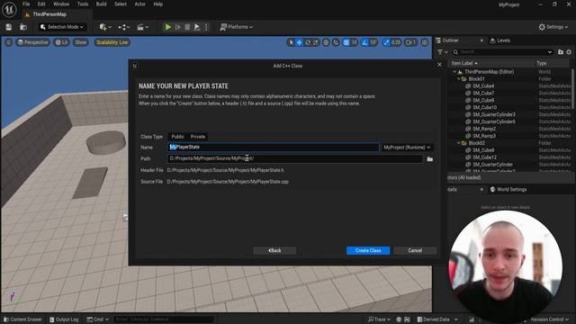 Unreal Engine GAS: Добавляем в проект, создаём компонент
