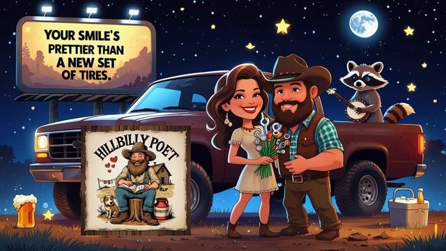 your smile’s prettier than a new set of tires HILLBILLY POET