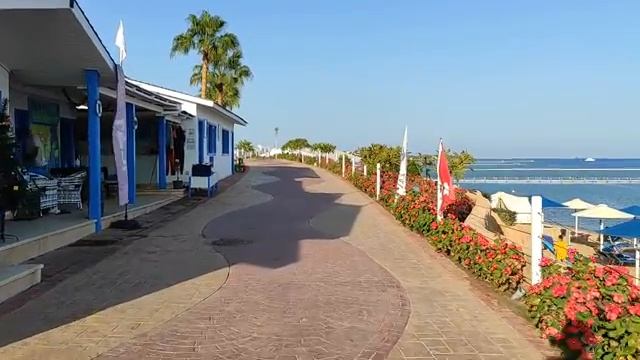 Обзор пляжа отеля Sunrise Remal Resort + набережная Шарм эль Шейх