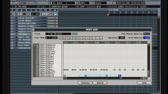 Roland MV-8000 - Using the Drum Grid Editor- Mike Acosta