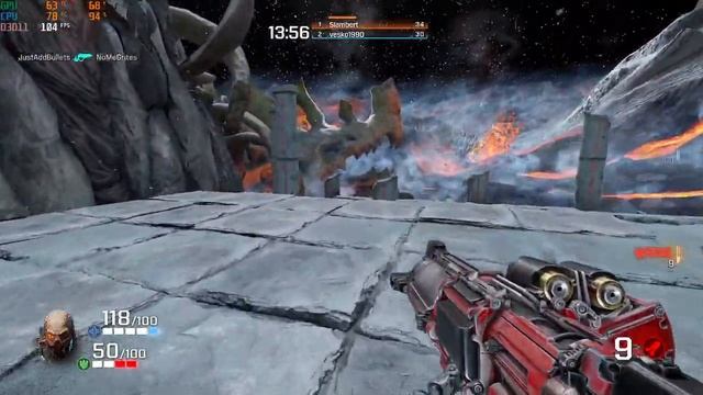 Quake Champions карта Burial chamber част 4