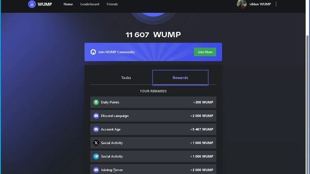 Получаем токены за ваш Дискорд  #WUMP