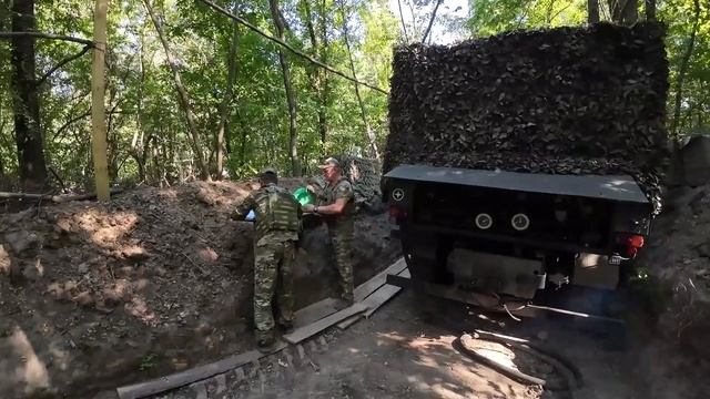 Херсонская область. Работа заправщиков.