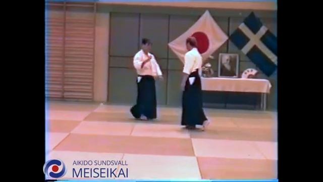 67 Aikido Ai Hanmi Kotegaeshi2 Nishio Sensei Uppsala 1995