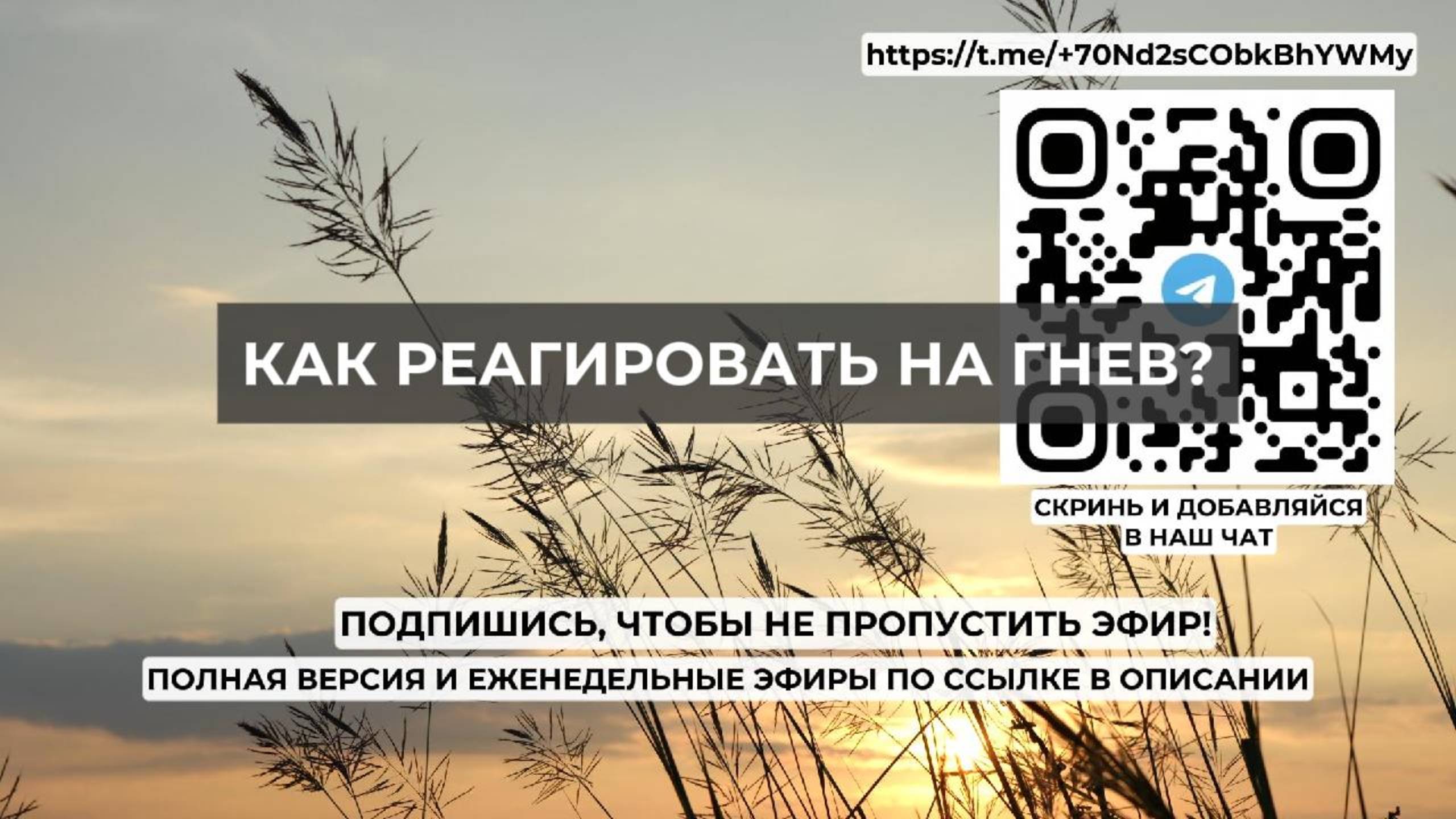 Как реагировать на гнев. Проект 2А. Путь к себе