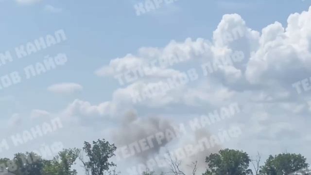 Видео боевх действий на Украине- Прилеты по Харькову. @belarusian_silovik
