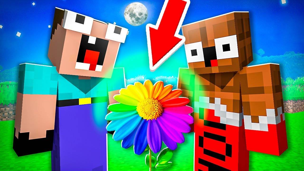 😱 Я нашёл Самый  НАСТОЯЩИЙ  ЦВЕТИК СЕМИЦВЕТИК в Майнкрафт ! СКАЗКА в Minecraft ! ВЛАДУС