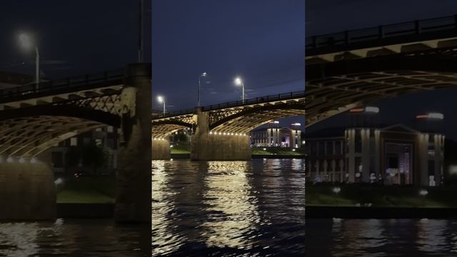 Ночная Тверь с воды