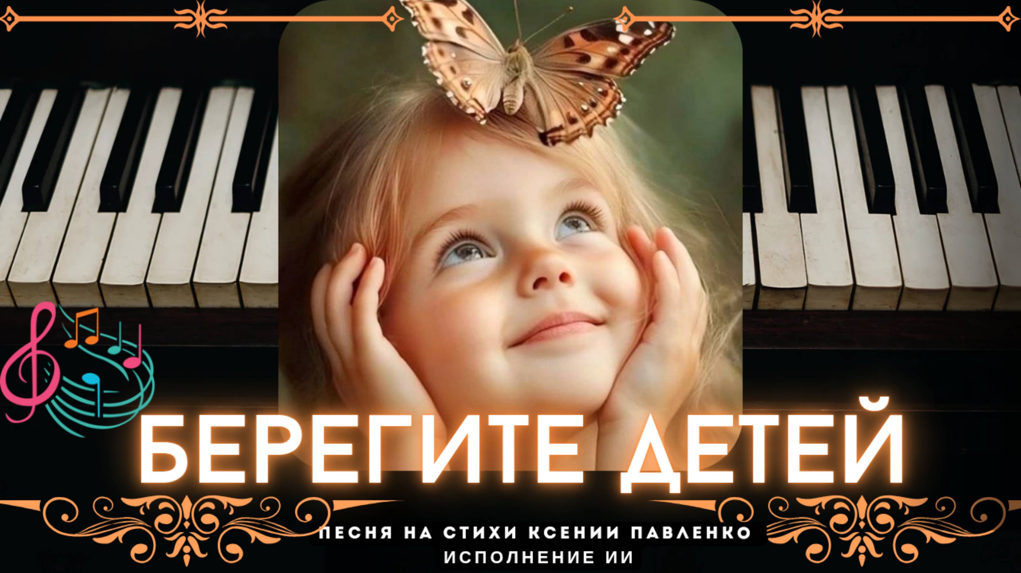 "Берегите  детей " песня на стихи Ксении Павленко