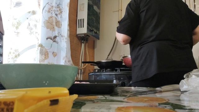 НА КУХНЕ, ВЕЧЕР В ОГОРОДЕ.