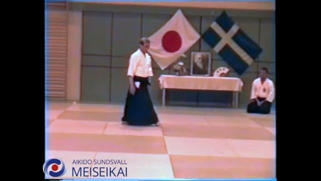 70 Aikido Ai Hanmi Iriminage Nishio Sensei Uppsala 1995