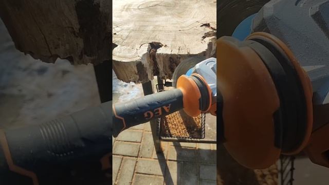 столик из спила дуба