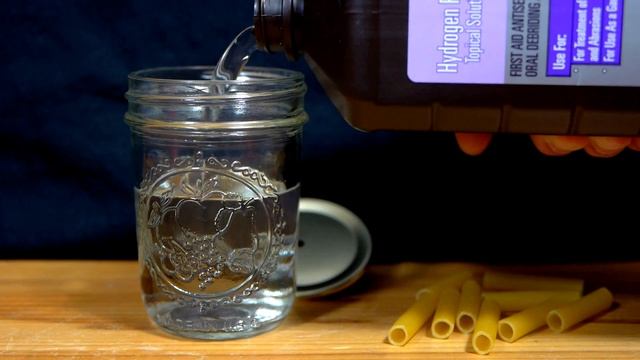 Make A Hybrid Rocket Engine With Pasta, Hydrogen Peroxide, And Yeast
