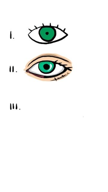 How to draw an Eye in 3 styles ️