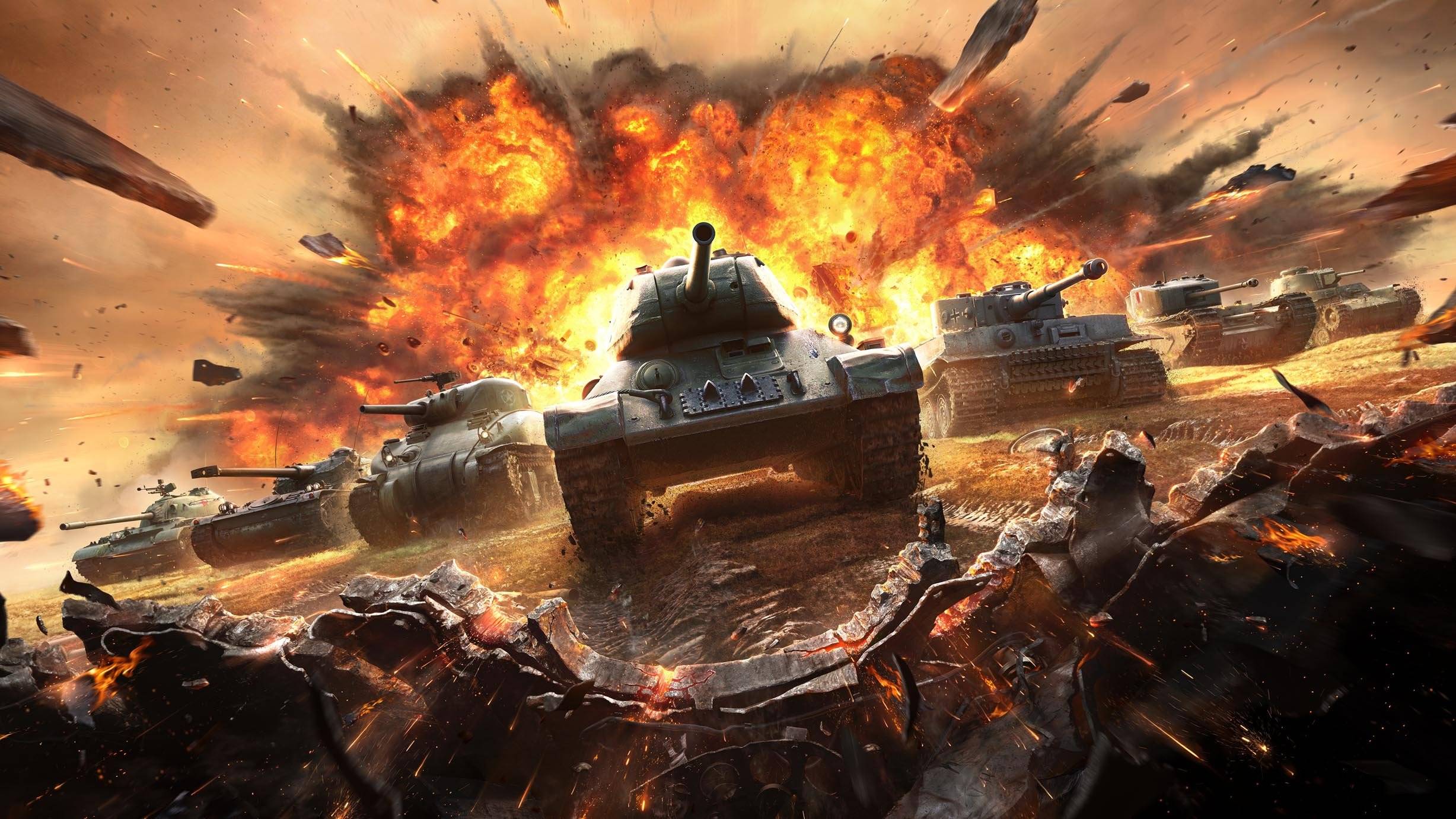 Играю в Tanks Blitz (С Другом)