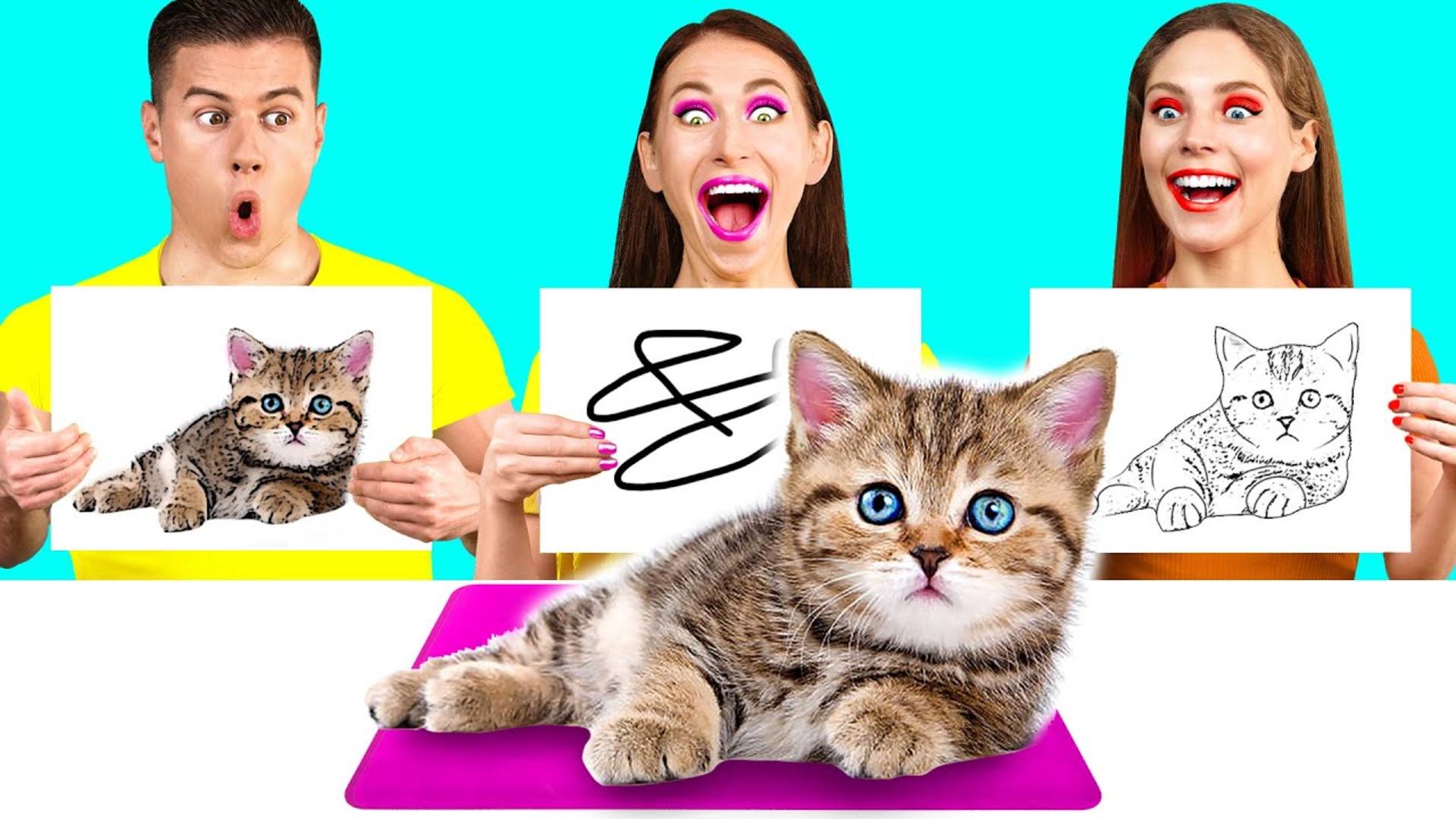 Кто лучше нарисует предмет, получит его | Крутые трюки для рисования от Fun Teen