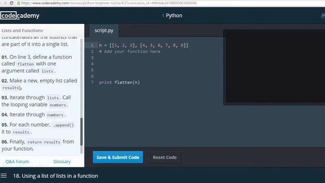 ПК021 - Уроки питона на Codecademy на русском - Списки и функц?