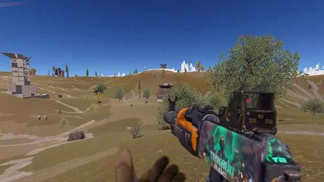 Играю в Rust на Battlefield cервере TMK bud #2