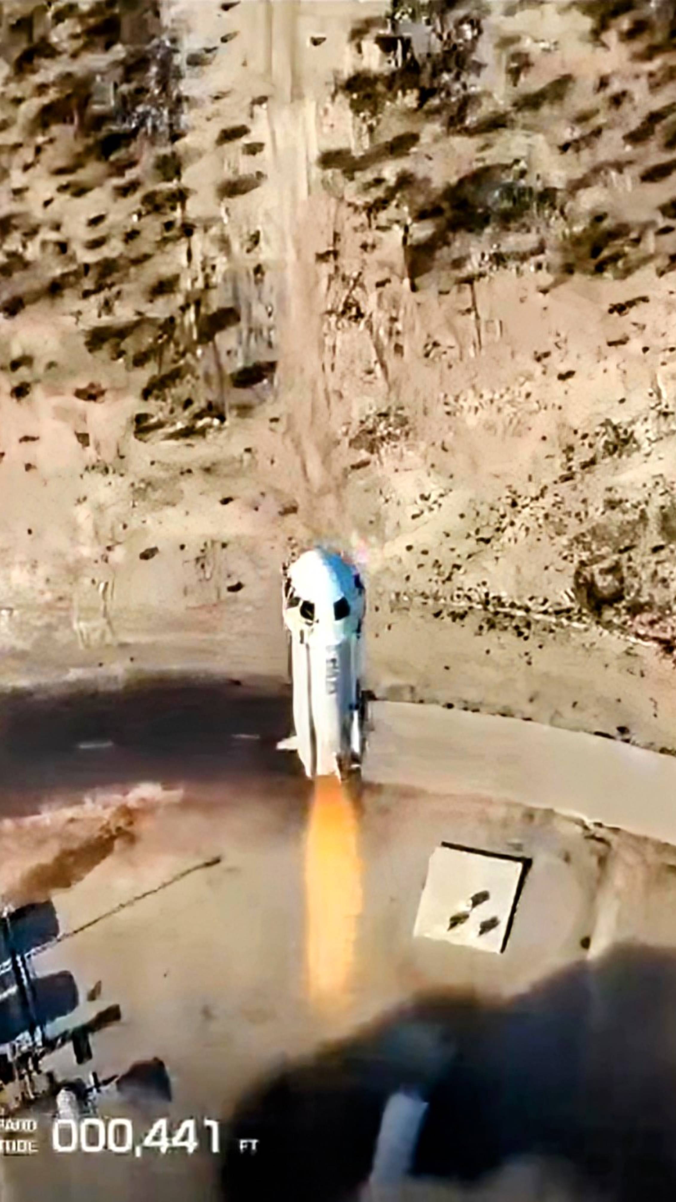 Компания Blue Origin провела запуск суборбитального корабля New Shepard🚀