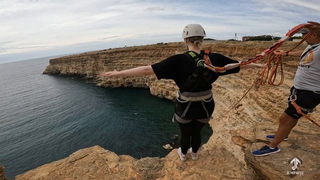 26 07 2024 Куслий Анна Фиолент 62м Прыжки с веревкой в Крыму Jump&Fly