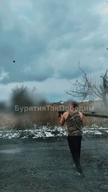 Уничтожение украинского БПЛА где-то в зоне СВО !!!