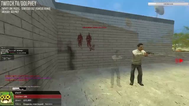 Юранус пуканит в Garry's mod | Смешные нарезки со стрима | Dolp