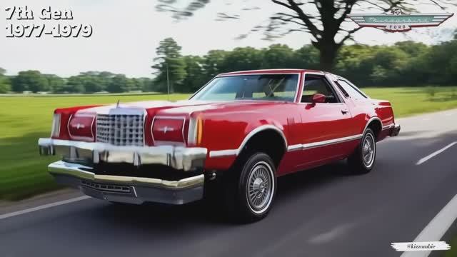 Ford Thunderbird (1955-2005) История трансформации автомобиля #Technoyarus