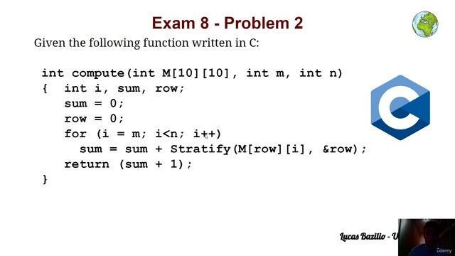 9.16. Exam 8 - Problem 2